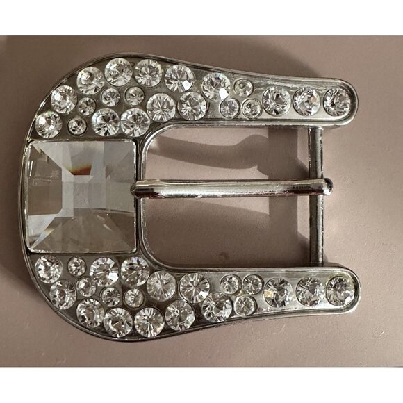 b.b.simon Accessories - BB Simon Belt Buckle Silver Swarovski Crystals Bling Fits 1” Show Cowgirl